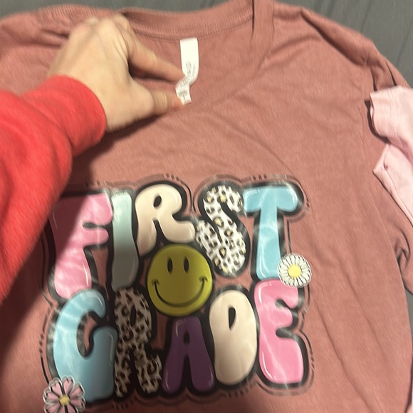 Adult and child first grade tees - Picture 2 of 4